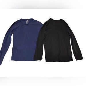 H&M black and blue long sleeve t-shirts. Men’s size small.